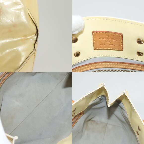 LOUIS VUITTON Monogram Vernis Reade PM Hand Bag Perle M91336 - Picture 11 of 12